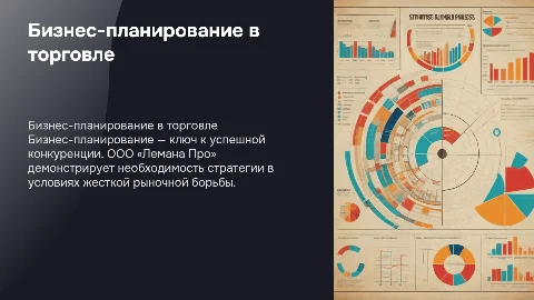 Бизнес-планирование в условиях конкуренции на примере ООО «Лемана Про»