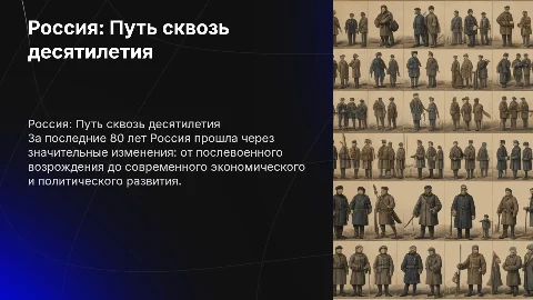Россия за последние 80 лет