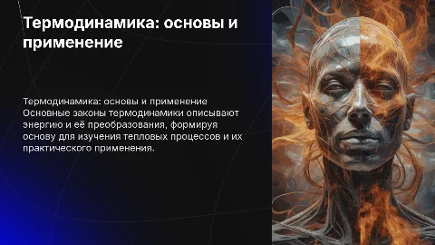 Термодинамика: законы и их применение
