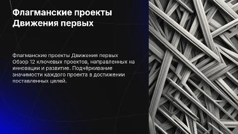Флагманские проекты Движения первых. 12 проектов