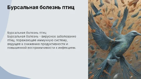 бурсальная болезнь птиц