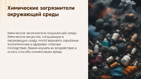 химические загрязнители окружающей среды