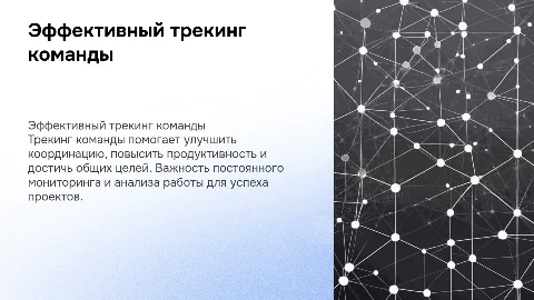 Организация трекинга команды