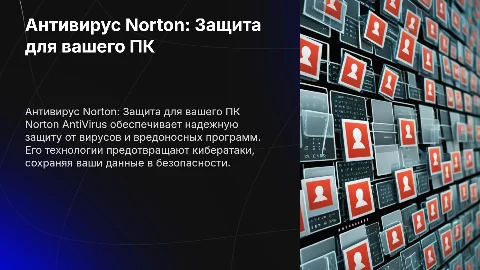 Антивирусное программное обеспечение - Norton AntiVirus