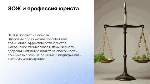 Здоровый образ жизни для юристов: основы и советы