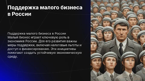 поддержка малого бизнеса в россии