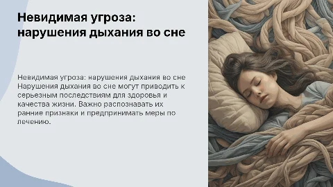 Невидимая угроза: нарушения дыхания во сне и их последствия