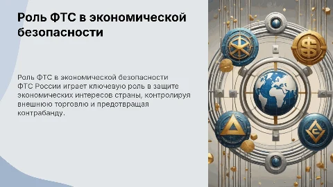 Роль ФТС в обеспечении экономической безопасности РФ