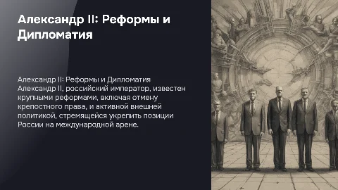 Краткая биография Александра II: Реформы и Политика