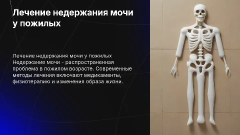 Недержание мочи в пожилов возрасте лечение