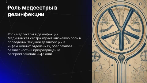 Профессиональная деятельность медсестры в дезинфекции