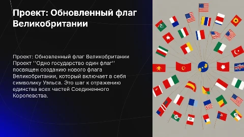 Проект Одно государство один флаг: обновленный флаг Великобритании