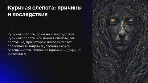 Куриная слепота