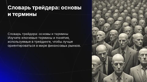 словарь трейдера