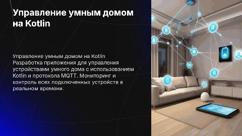 Разработка приложения умного дома на Kotlin с MQTT