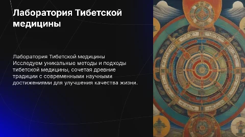 Лаборатория Тибетской медицины