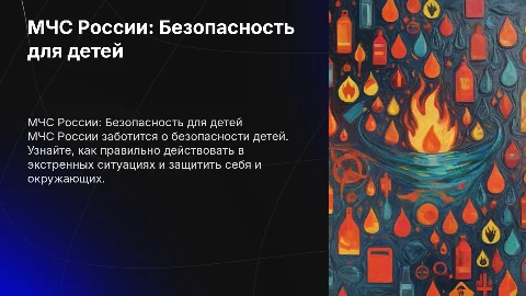 МЧС России презентация для детей в школу от МЧС