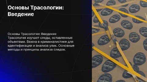 основы трасологии