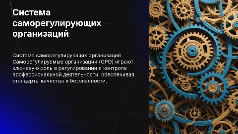 Система саморегулирующих организаций