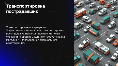 Транспортировка пострадавших