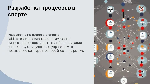 РАЗРАБОТКА БИЗНЕС ПРОЦЕССОВ В СПОРТИВНОЙ ОРГАНИЗАЦИИ