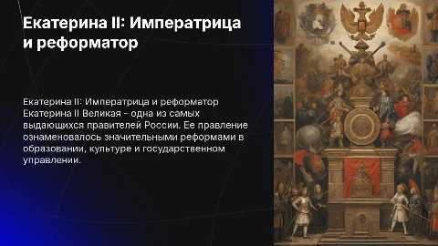 Екатерина 2 презентация
