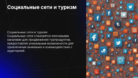 Социальные сети как площадка продвижения турпродукта