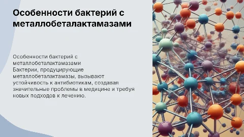 Металлобеталактамазы: особенности и проблемы устойчивости