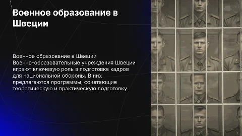 Военно-образовательные учреждения Швеции