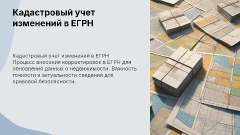 Заявление о кадастровом учете изменений в ЕГРН
