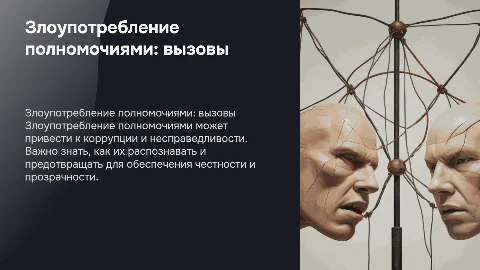 Злоупотребления полномочиями