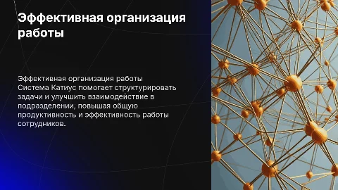 Организация работы подчинённых с системой Катиус