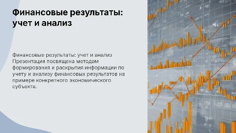 Дипломная презентация по учету и анализу финансовых результатов