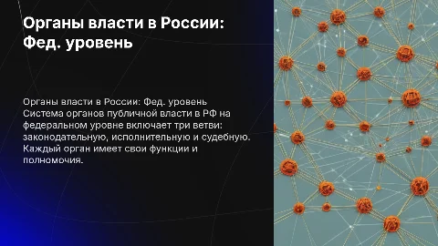Система органов публичной власти в России на федеральном уровне