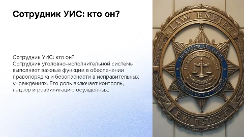 Кто же такой сотрудник уголовно исполнительной системы?