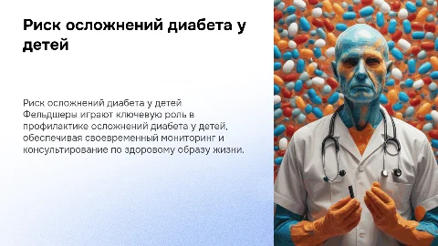 Риск осложнения сахарного диабета у детей и роль фельдшера
