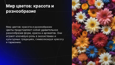 цветы