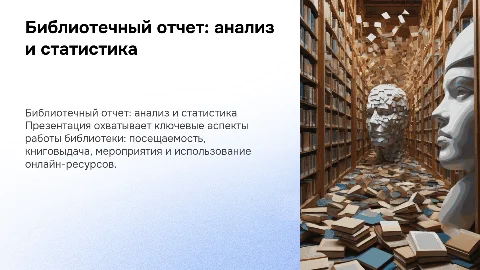 Библиотечный отчет: анализ читателей и посещаемости