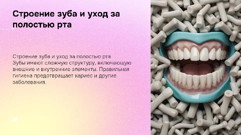 Зуб: строение, гигиена и профилактика кариеса