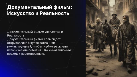 Документальный фильм: Сторителлинг и Художественная Реконструкция