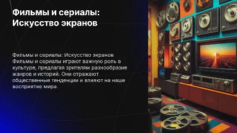 фильмы и сериалы