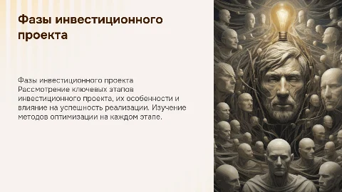 Фазы инвестиционного проекта и их особенности