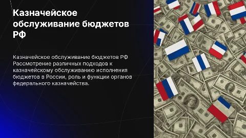 Казначейское обслуживание исполнения бюджетов РФ