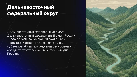 Дальневосточный федеральный округ
