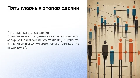 Пять главных этапов сделки