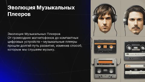 Эволюция ​Музыкальных плееров сквозь время