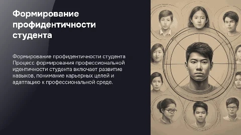 Формирование профессиональной идентичности студента