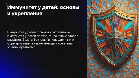 Иммунитет у детей: виды, этапы и укрепление здоровья