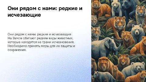 они рядом с нами редкие изчезающие животные