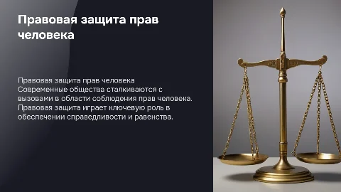 Правовая защита прав человека в современных обществах